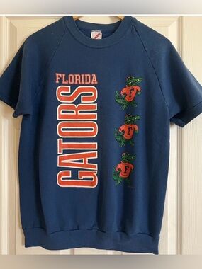 University of Florida UF Gators Vintage ‘89 Short Sleeve Sweatshirt